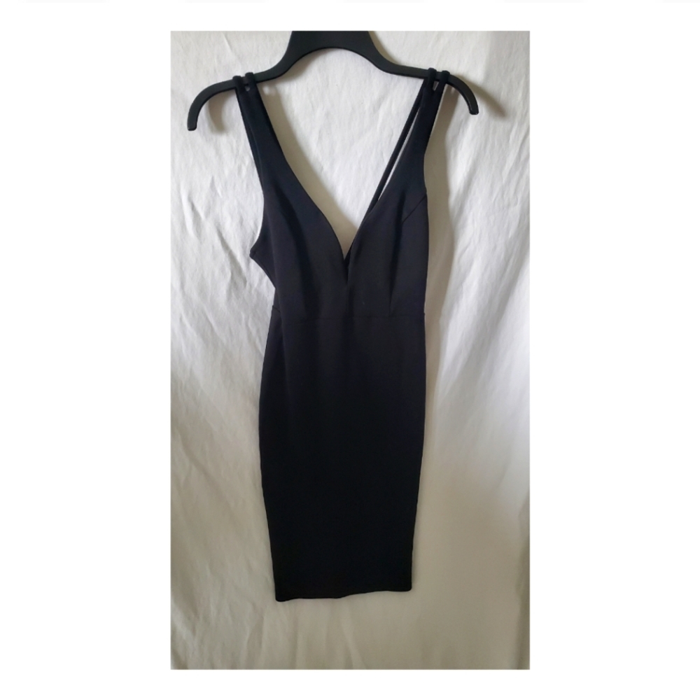 Lulus Gracefully Yours Black Dress Medium